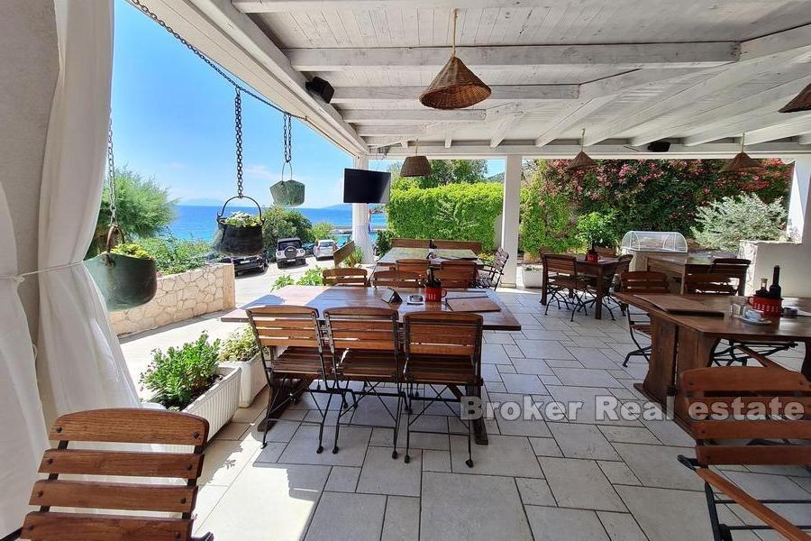 Newly built seafront villa with business space