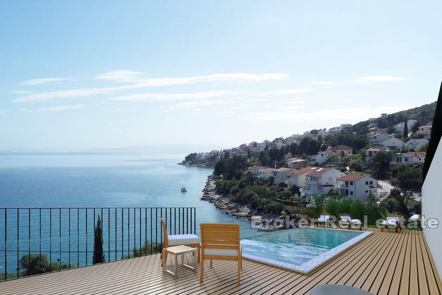 Luxury apartment building with sea view