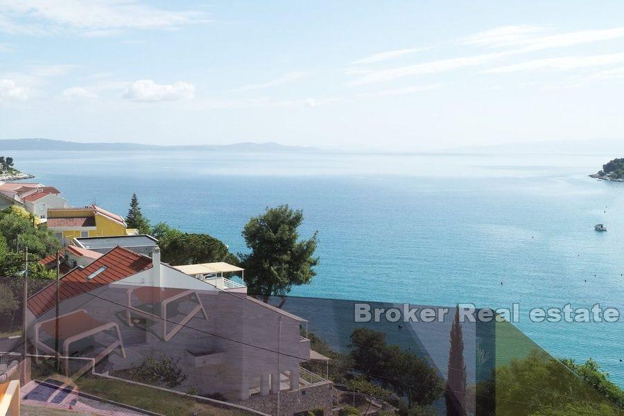 Luxury apartment building with sea view