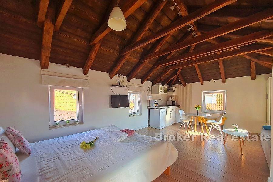 Moderan studio apartman, pogled na more