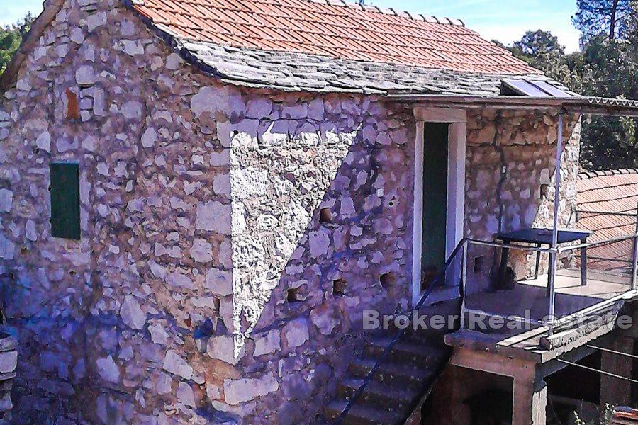 Detached old stone house