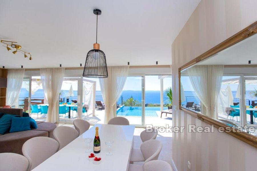 Modern villa with stunning view