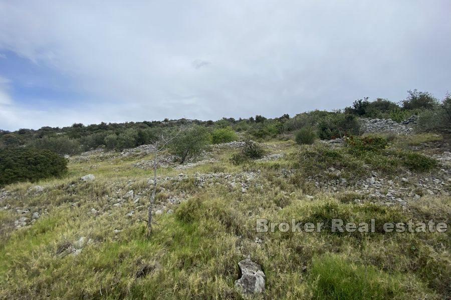 Byggeland med panoramautsikt over havet