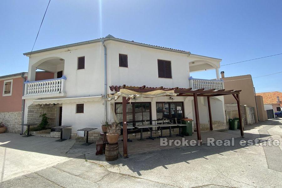 House with business space near the sea