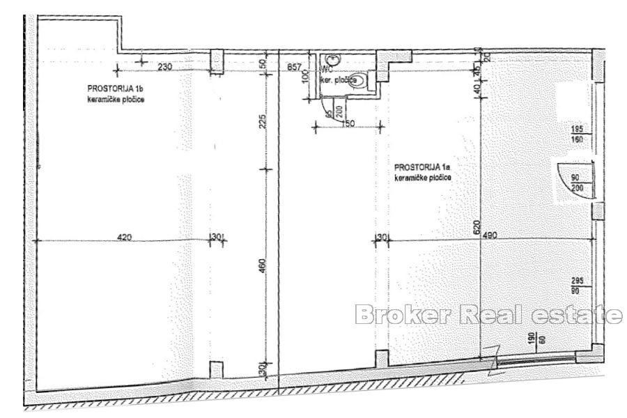 Affärsutrymme, Vukovarska gatan, 110m2