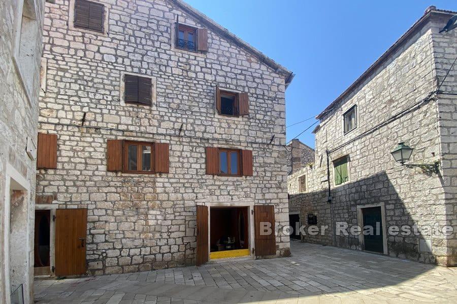 Indigenous residential and commercial house on the waterfront