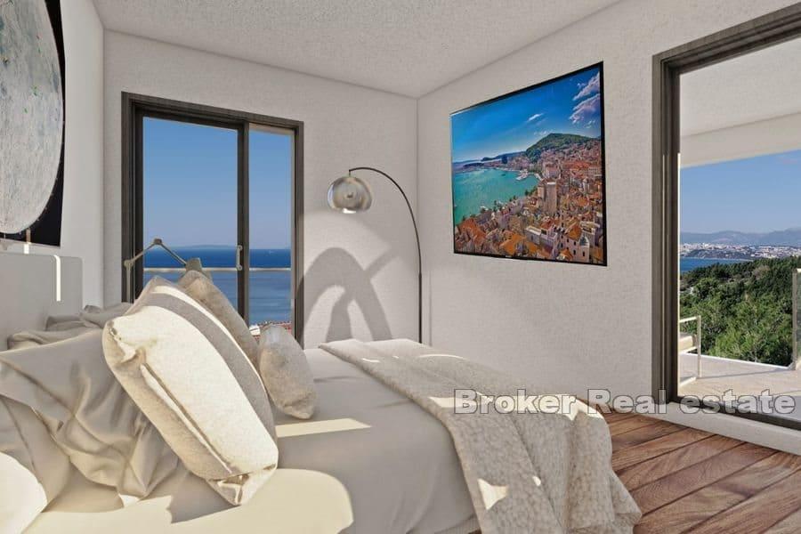 Villa in fase finale di costruzione con vista mare