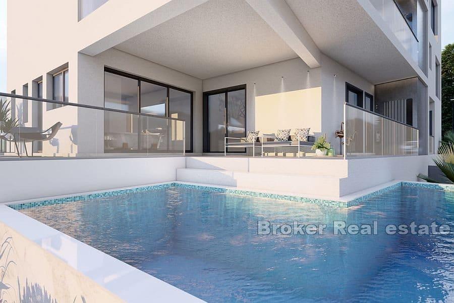 Villa in fase finale di costruzione con vista mare