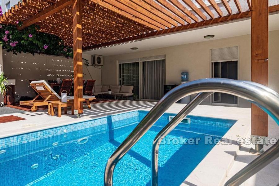 Modern two-bedroom apartment with pool