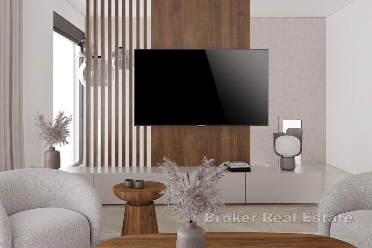 Moderne Villa in der zweiten Reihe zum Meer