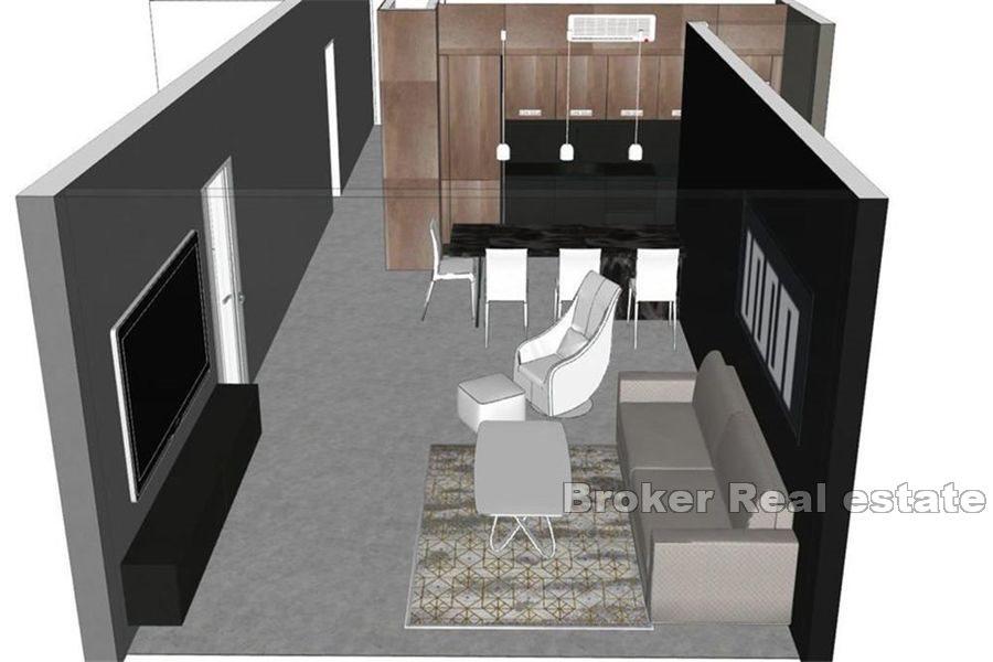 Newly built penthouse, first row to the sea