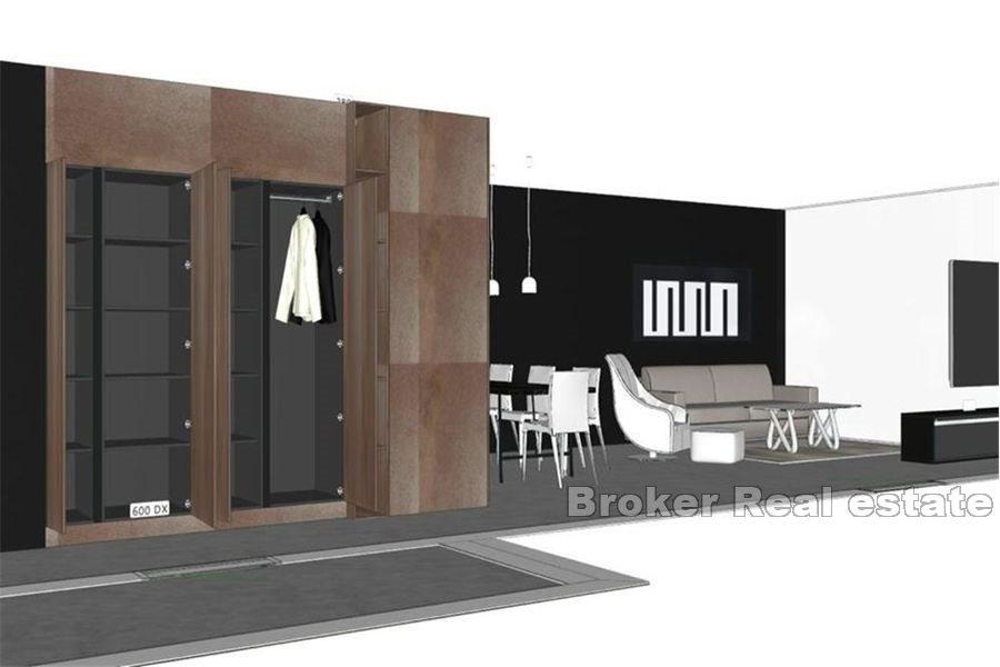Nově postavený penthouse, první řada k moři
