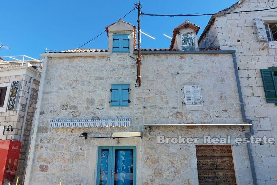 Stone house, first row to the sea