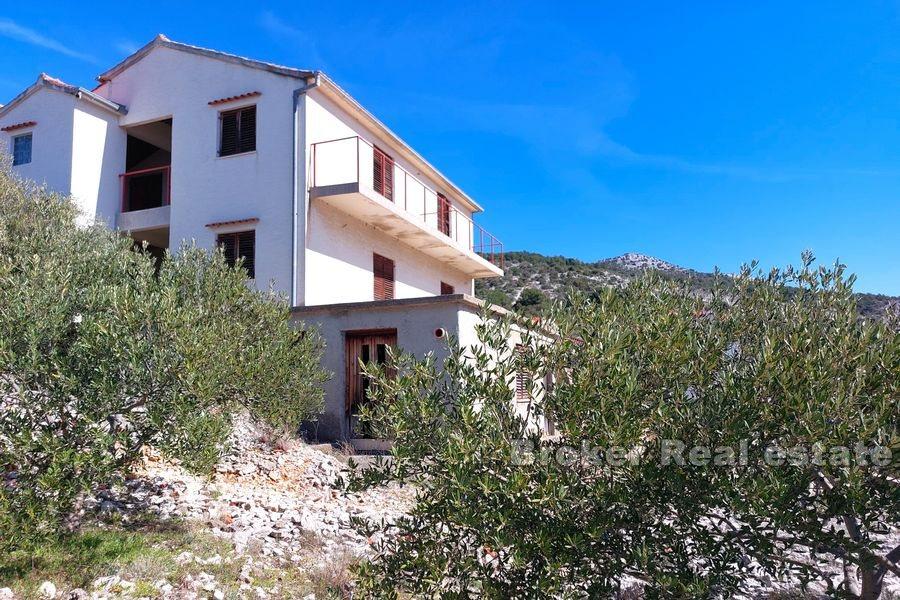Unfinished house with sea view