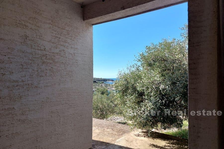 Unfertiges Haus mit Meerblick