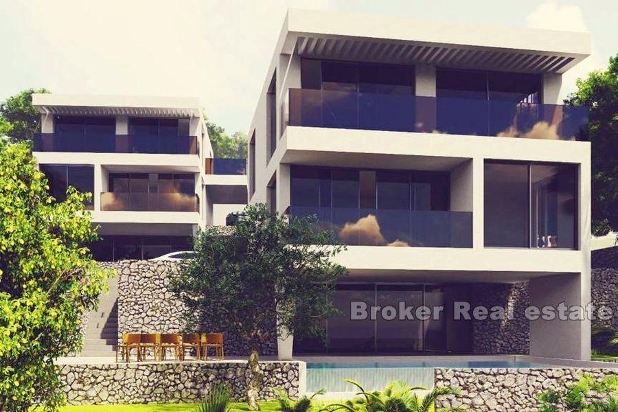 Vily s bazénem a výhledem na moře