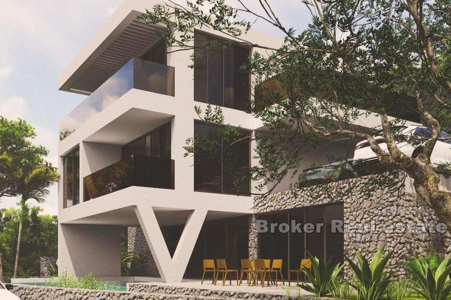 Vily s bazénem a výhledem na moře