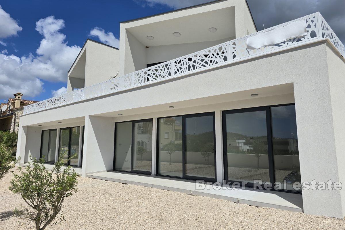 Modern villas with sea view