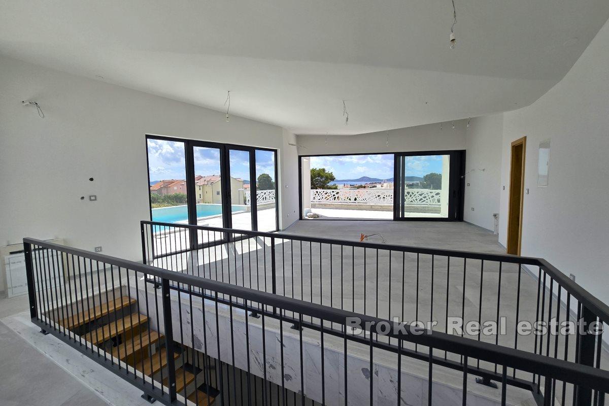 Modern villas with sea view