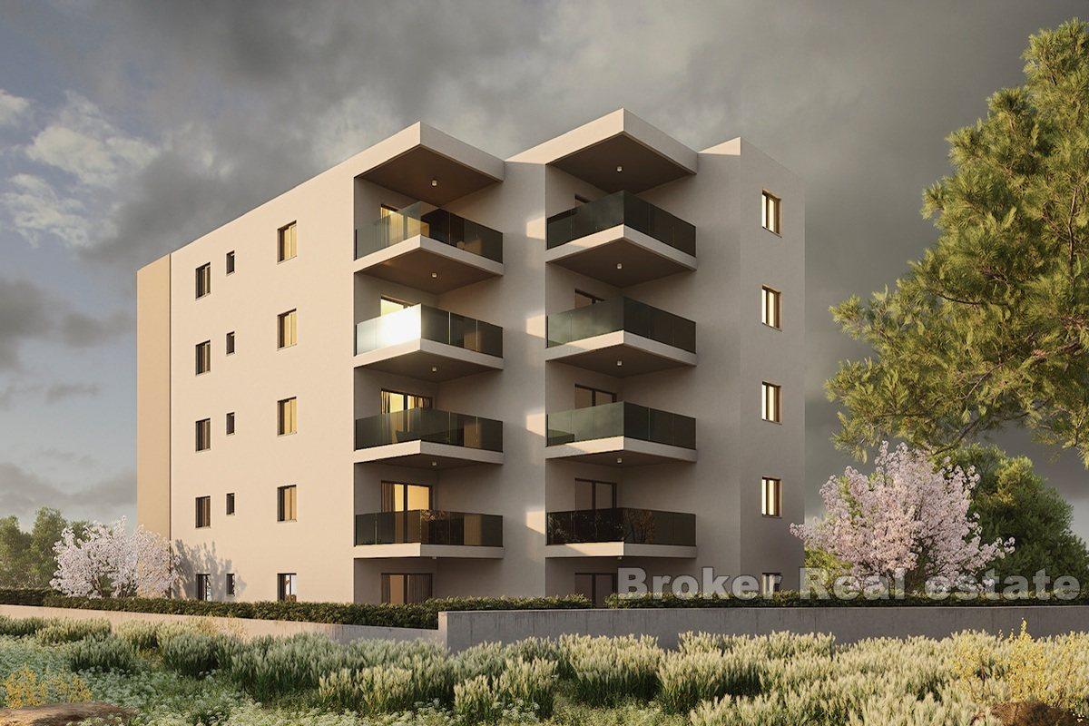 Top floor apartments in a new building