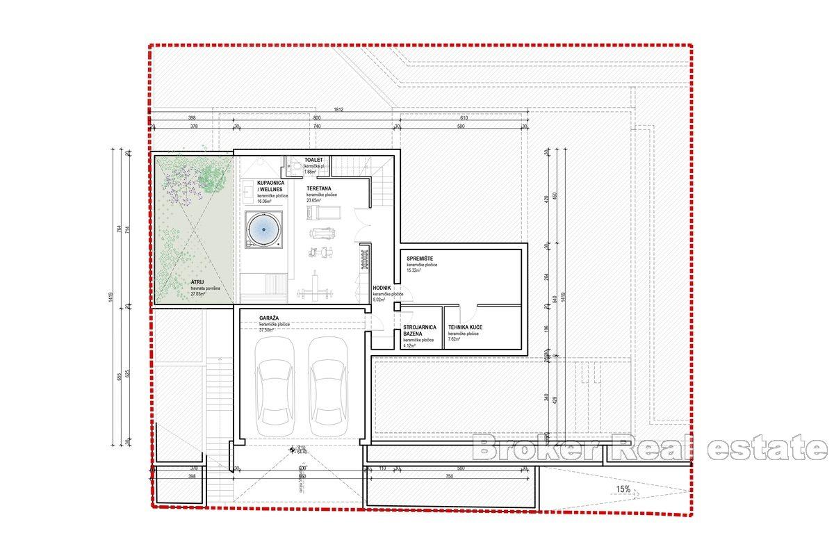 Modern villa with sea view