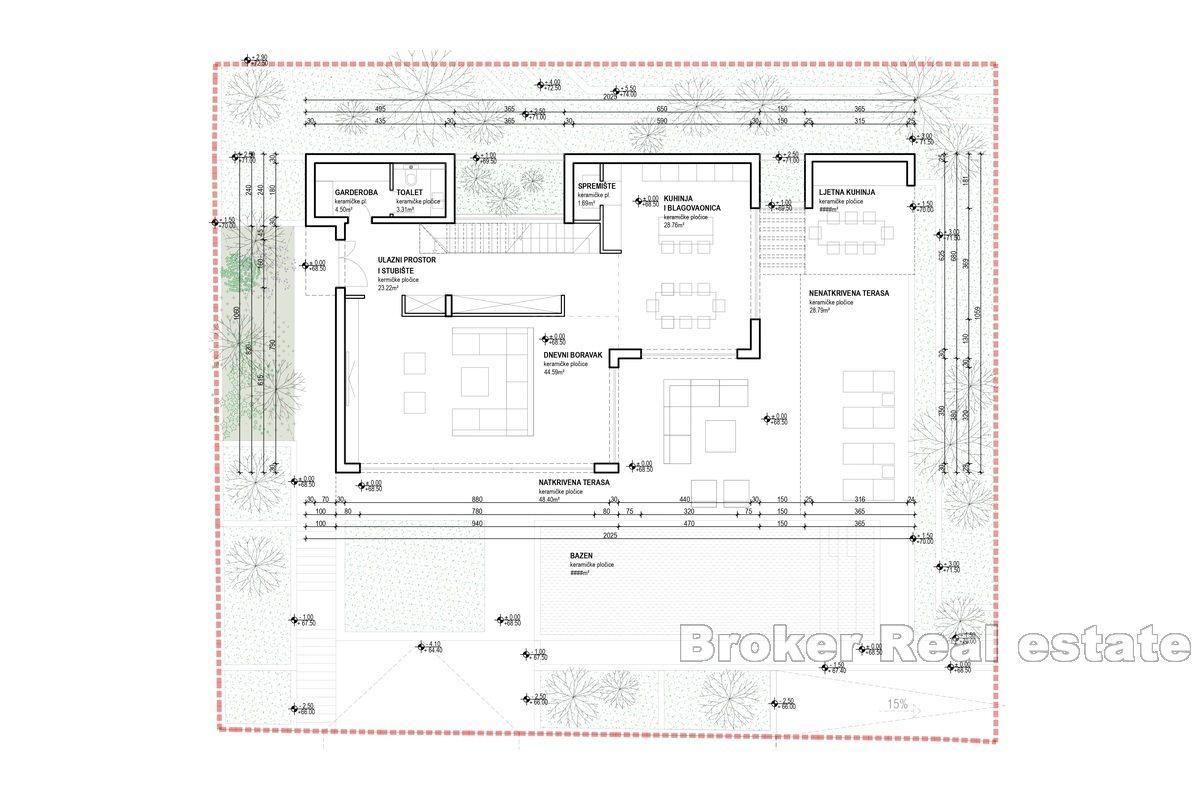 Modern villa with sea view