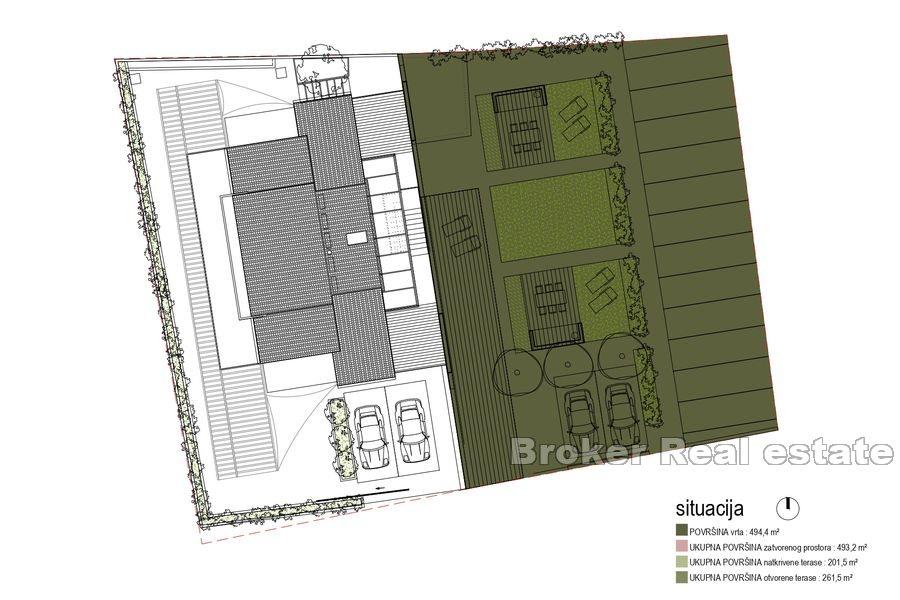 Detached house with sea view