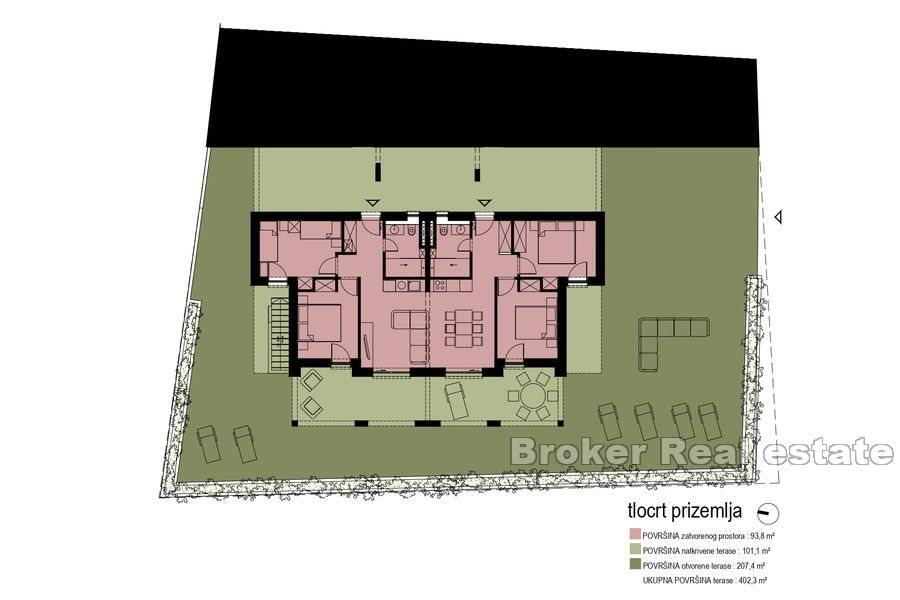 Maison individuelle avec vue mer