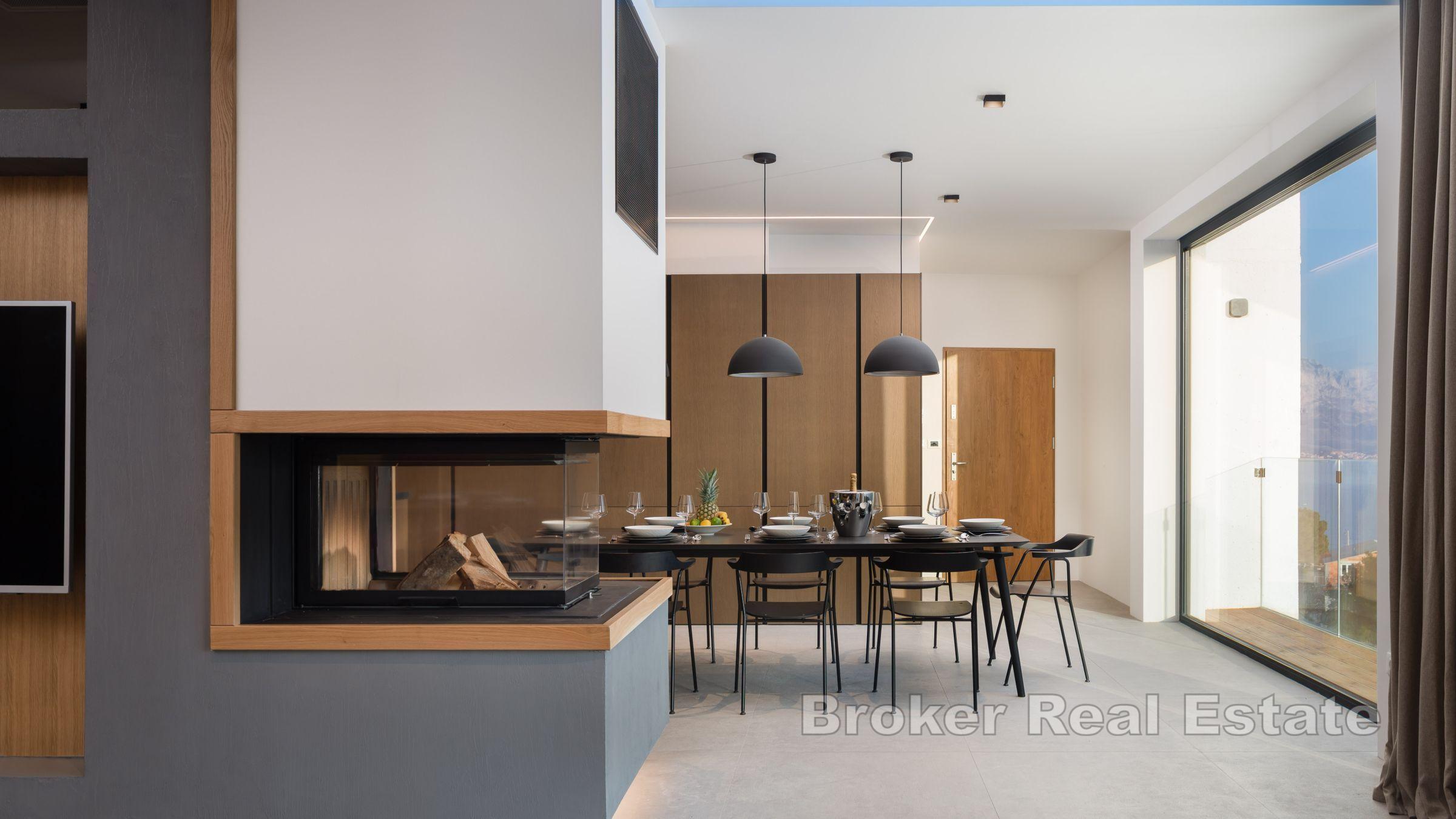 Villa med öppen havsutsikt