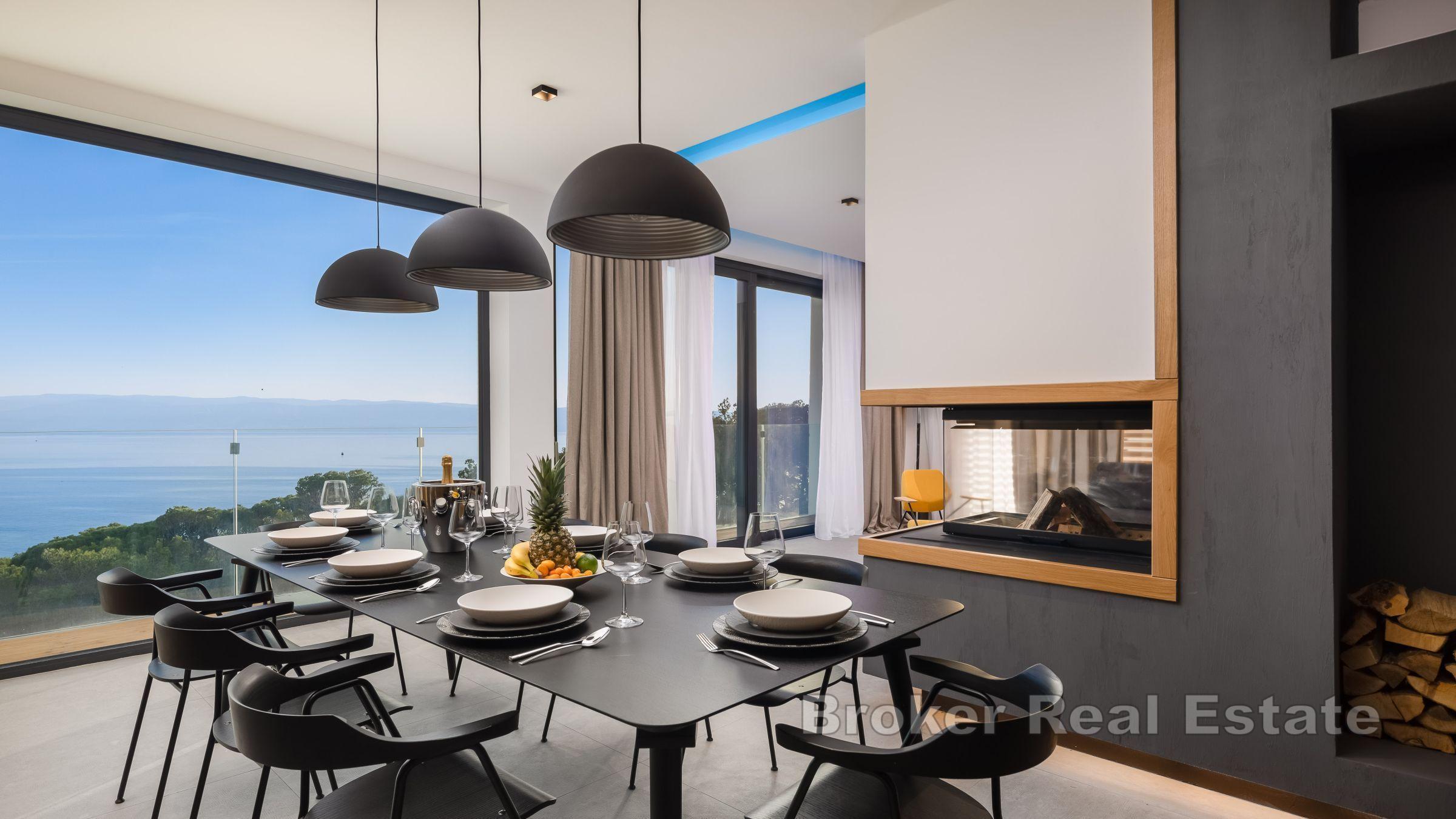 Villa con vista sul mare aperto