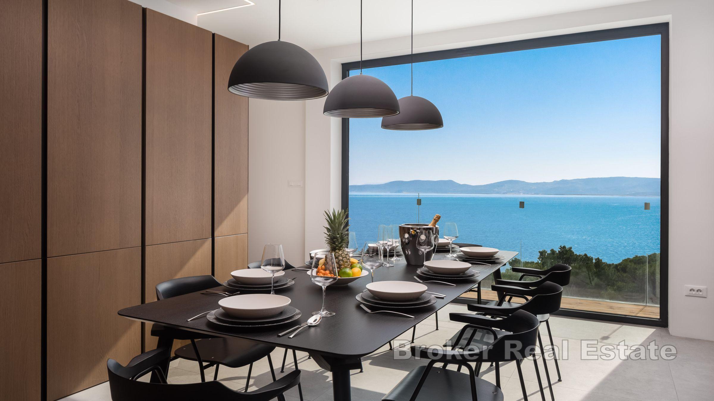 Villa con vista sul mare aperto