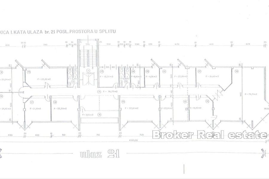 Split 3 - Rymlig kontorsyta på frekvent plats