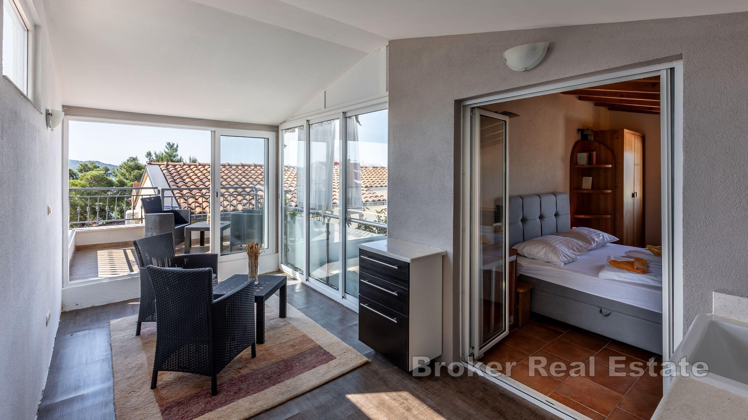 Villa con vista mare aperta