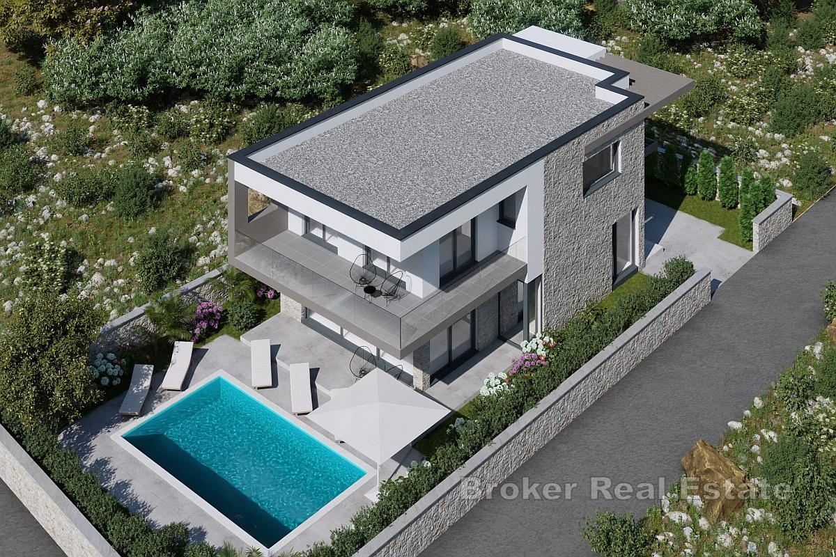 Luksuzna vila u izgradnji – prvi red do mora