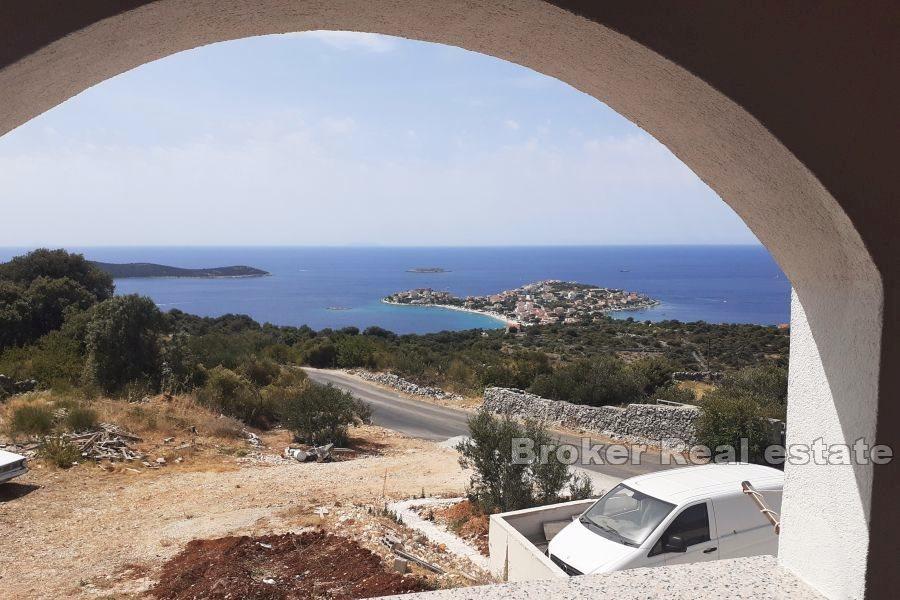 House with open view of sea and islands