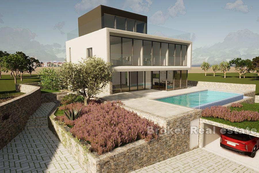 Villa di lusso con vista sul mare aperto