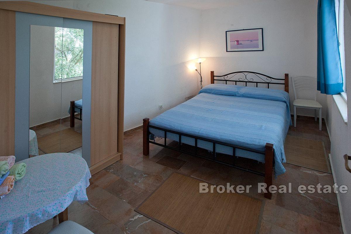 Apartment house second row from the sea with open sea view