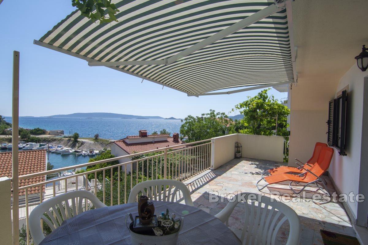 House in the second row from the sea with an open sea view