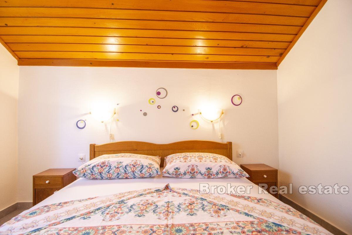 House in the second row from the sea with an open sea view