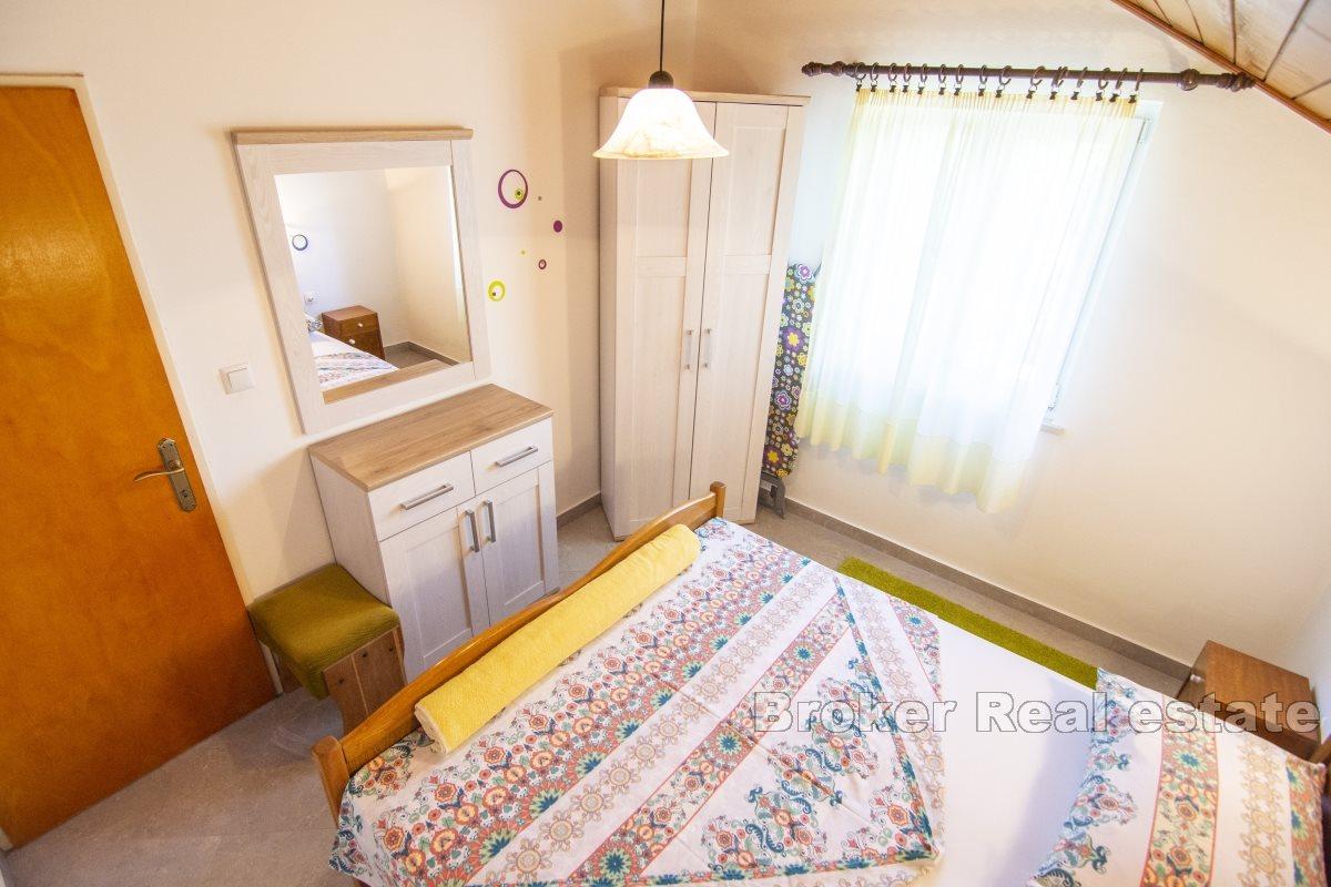 House in the second row from the sea with an open sea view