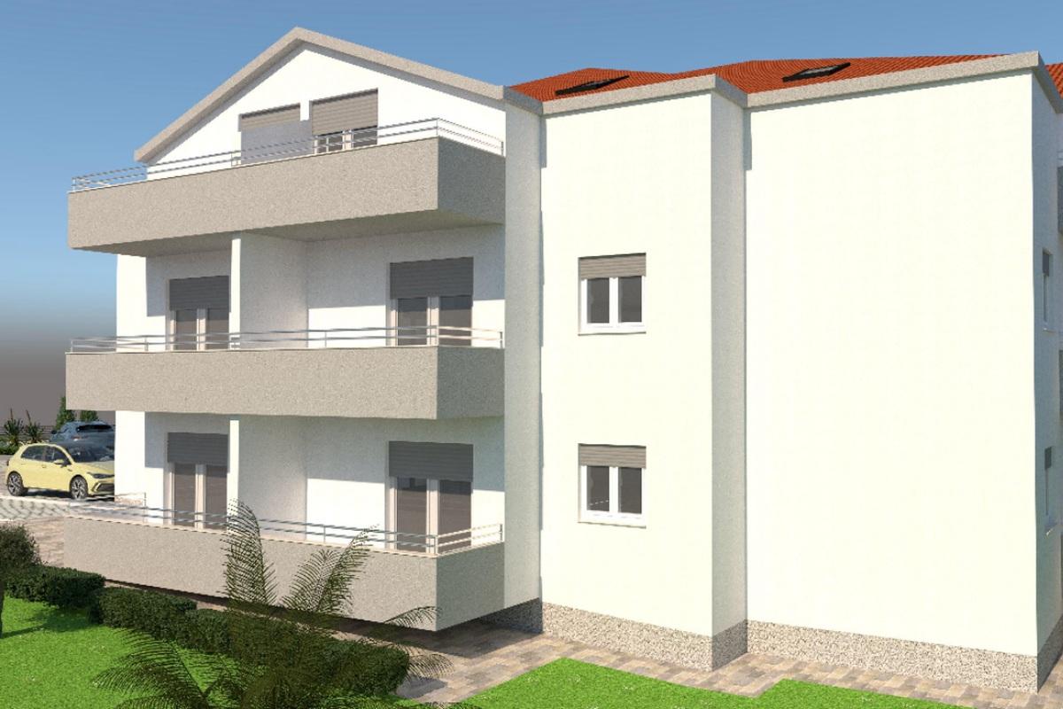 Appartement moderne dans un immeuble neuf avec vue sur la mer
