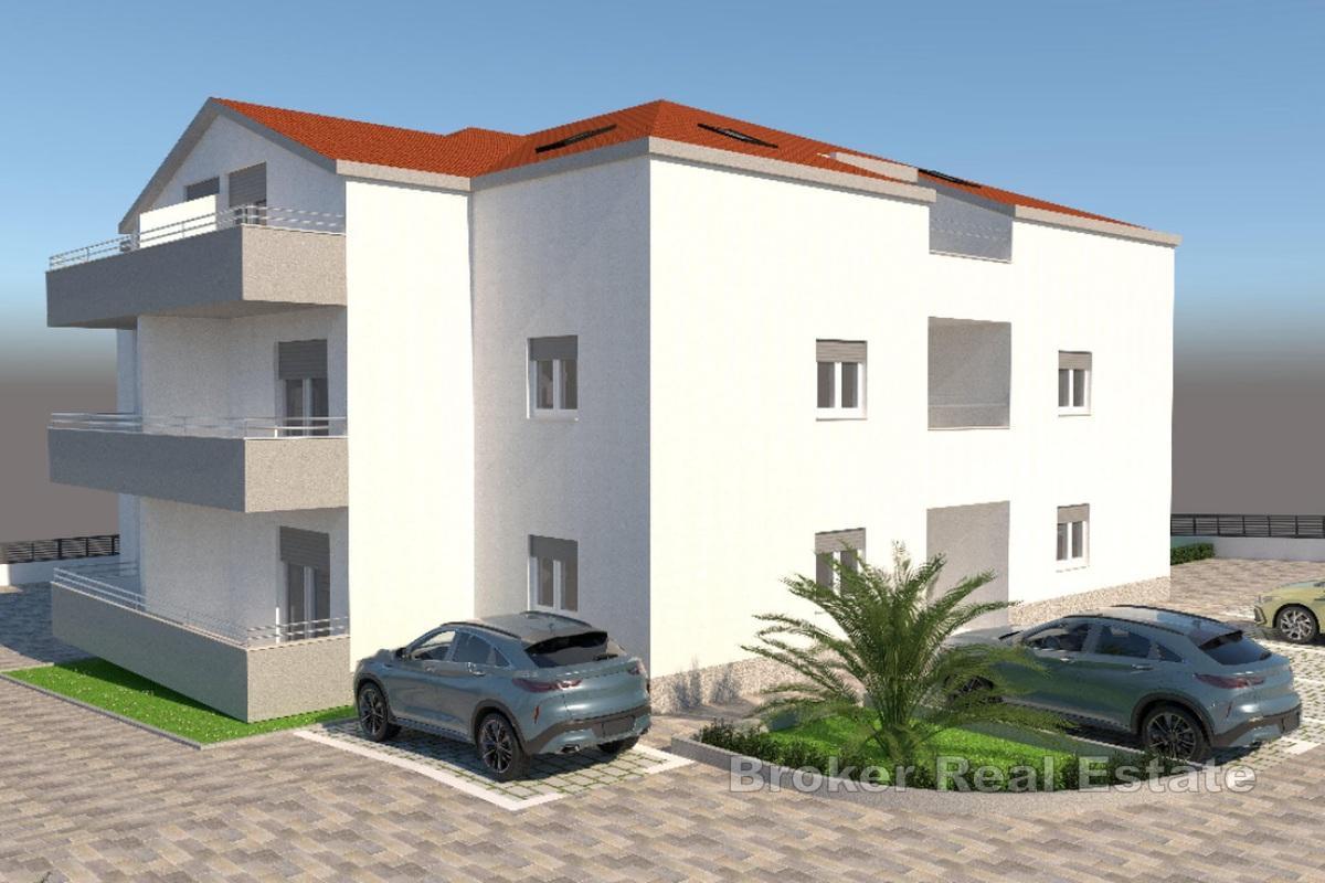 Moderan apartman u novogradnji s pogledom na more
