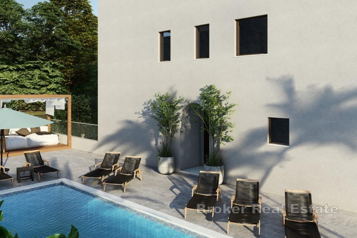 Nowo wybudowany apartament na wyspie Ciovo