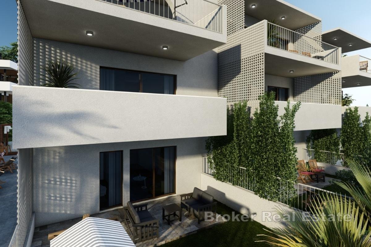 Nowo wybudowany apartament na wyspie Ciovo