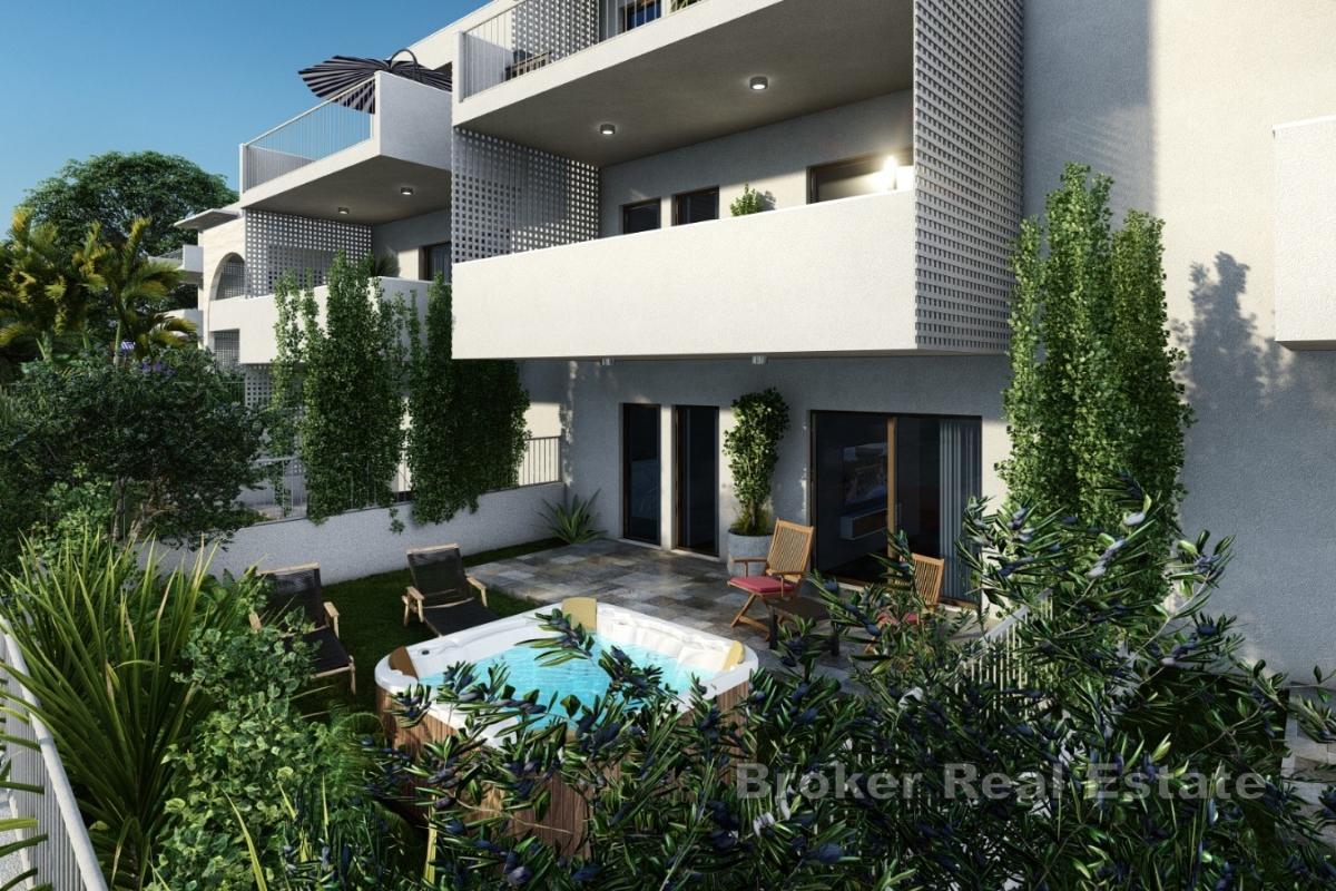 Nowo wybudowany apartament na wyspie Ciovo