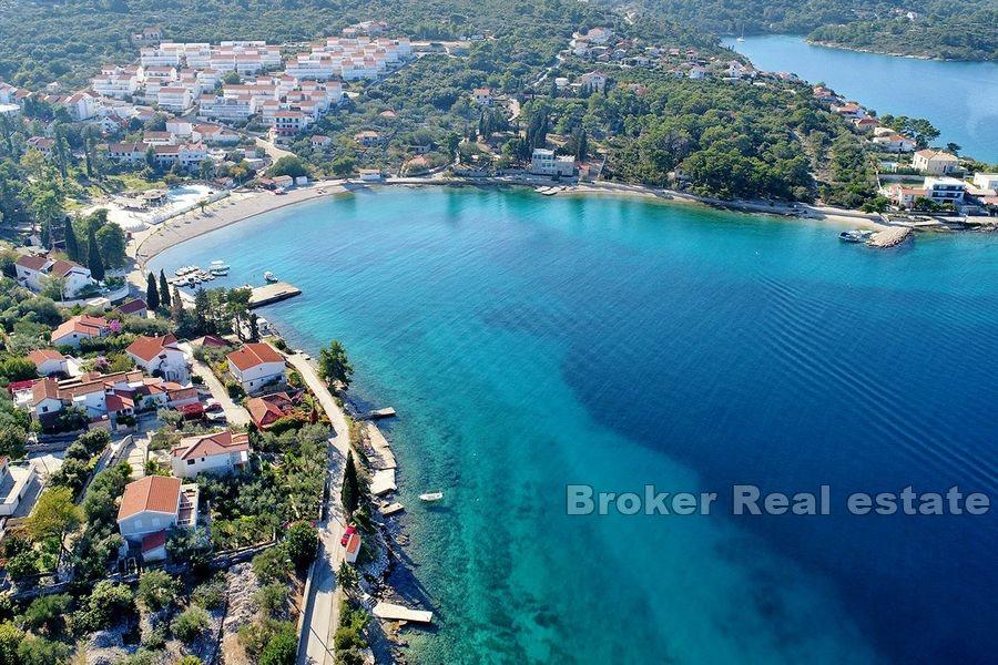 Building land, second row to the sea