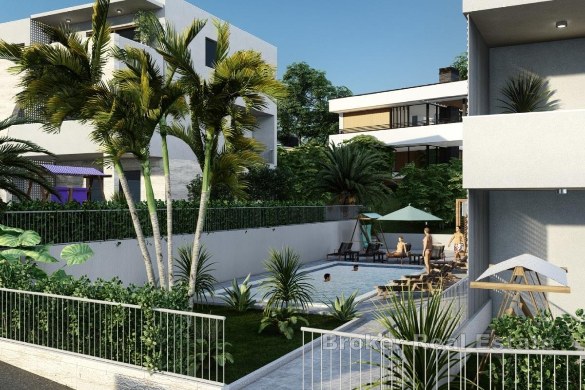 Appartement neuf à Ciovo avec vue mer