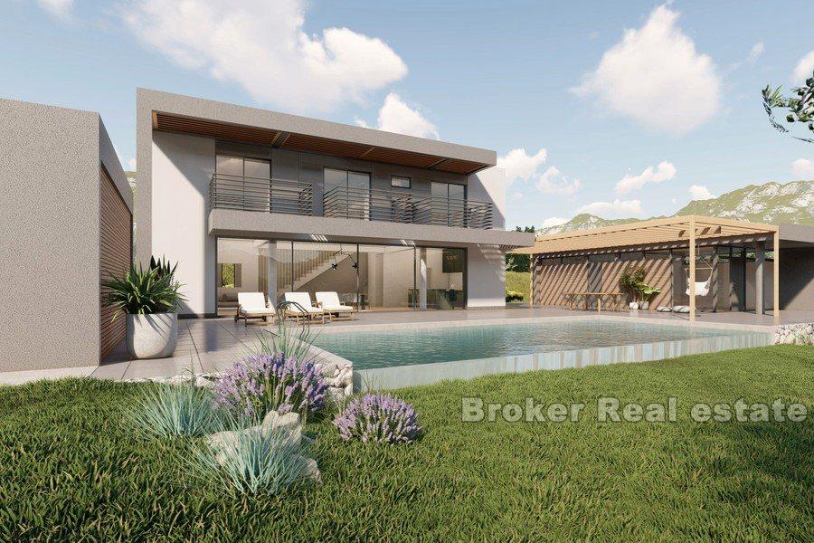 Casa in costruzione con vista mare