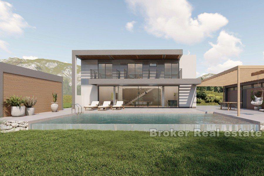 Casa in costruzione con vista mare