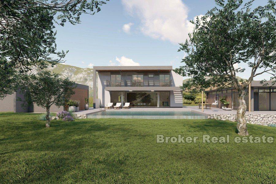 Casa in costruzione con vista mare